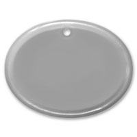 Landscape Oval Glass Ornament