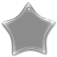 Star Glass Ornament